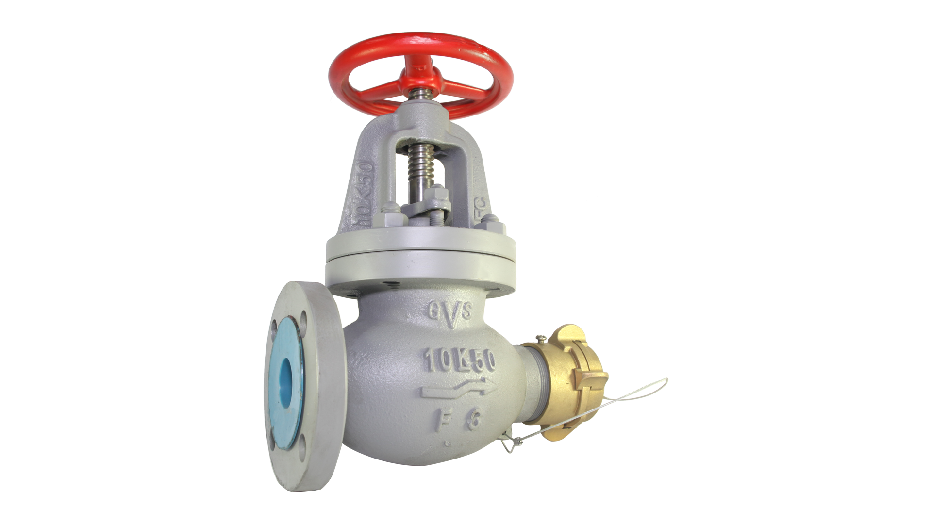 JIS F7333 Hose Valve Straight Cast Iron - 10K